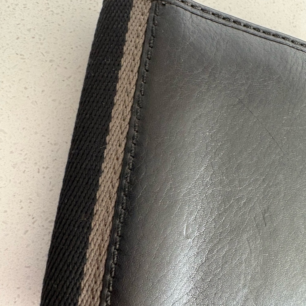 Coach men’s black leather wallet 2013 - Picture 4 of 11